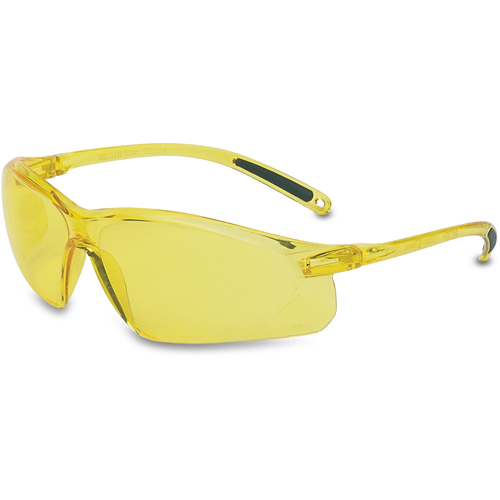 Lunettes de s&eacute;curit&eacute; Uvex s&eacute;rie A700, Lentille Ambr&eacute;e, Anti-&eacute;gratignures, R&eacute;pond ou surpasse la norme CSA Z94.3 Dufferin Supply