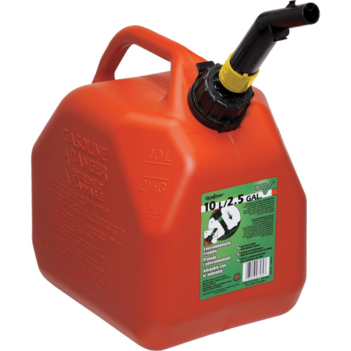 Bidons pour essence Eco, 2,5 gal. US/9,46 L, Rouge, Conformes aux normes CSA/ULC Dufferin Supply