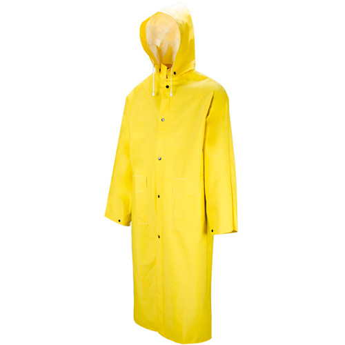 Tornado Long Coat, PVC, 5X-Large, Yellow Dufferin Supply