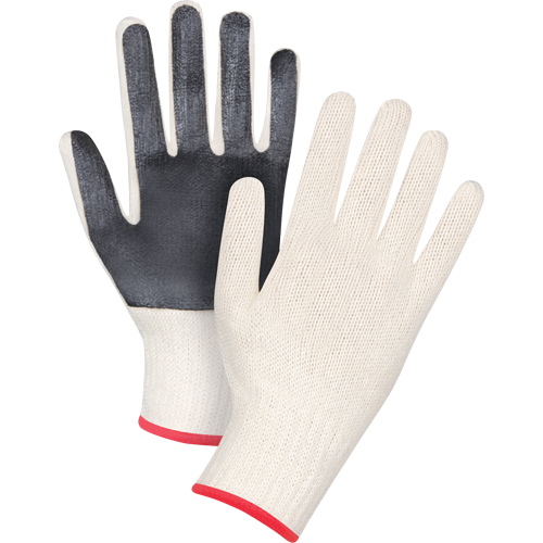 Gants en tricot &agrave; paume enduite, Poly/coton, Un c&ocirc;t&eacute;, Calibre 7, Petit Dufferin Supply