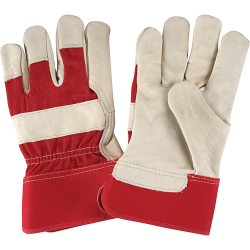 Gants d'ajusteur &agrave; paume s&egrave;che de premi&egrave;re qualit&eacute;, Grand, Paume en Cuir fleur de vache, Doublure en Coton Dufferin Supply