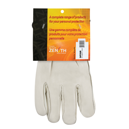 Standard-Duty Winter-Lined Driver's Gloves, 2X-Large, Grain Cowhide Palm, Fleece Inner Lining Dufferin Supply