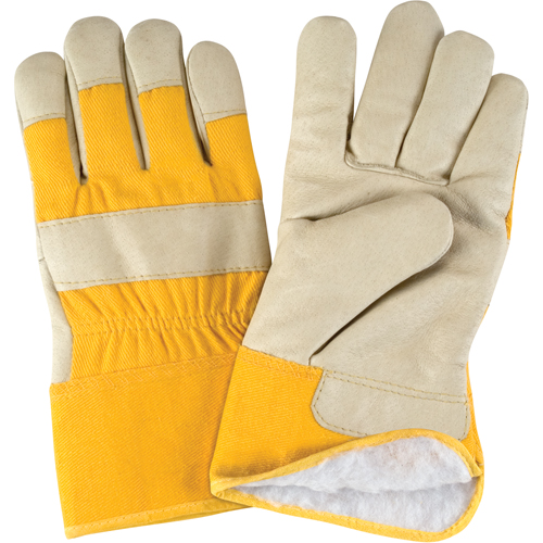 Gants d'ajusteur doubl&eacute;s pour l'hiver, Grand, Paume en Cuir fleur de porc, Doublure en Boa Dufferin Supply