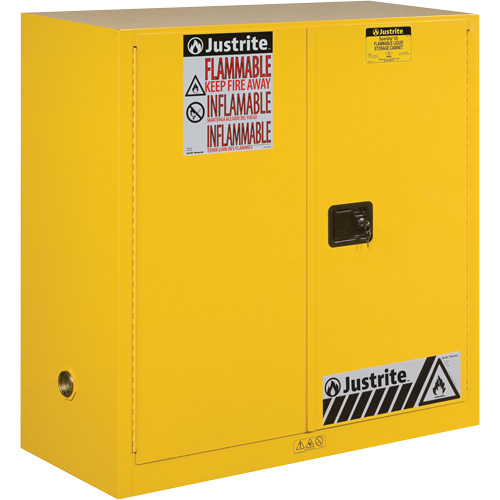 Armoires Sure-Grip EX pour produits inflammables, 30 gal., 2 Porte(s), 43" La x 44" h x 18" p Dufferin Supply