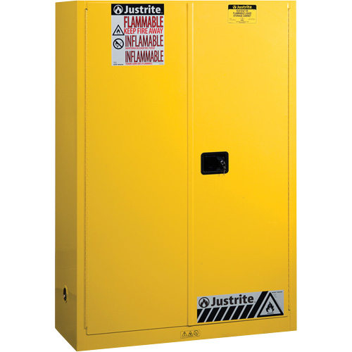 Armoires Sure-Grip EX pour produits inflammables, 45 gal., 2 Porte(s), 43" La x 65" h x 18" p Dufferin Supply