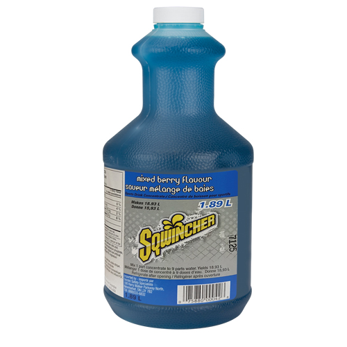 Sqwincher Boisson de r&eacute;hydratation, Concentr&eacute;, M&eacute;lange de baies Dufferin Supply