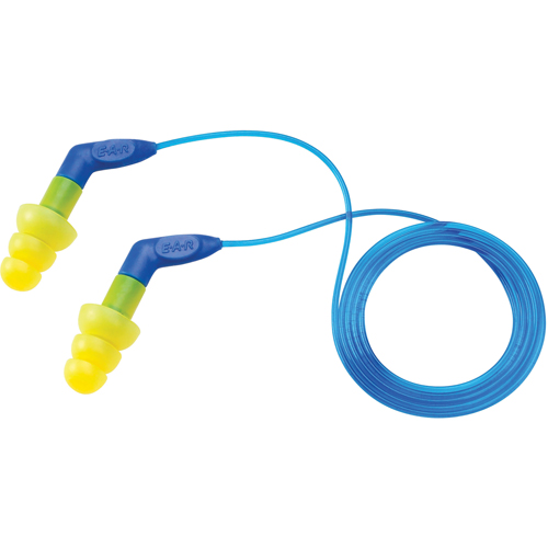 Bouchons d'oreilles r&eacute;utilisables E-A-R UltraFit, Avec cordon, Vrac - Sac en poly, 27 dB NRR, Taille unique Dufferin Supply