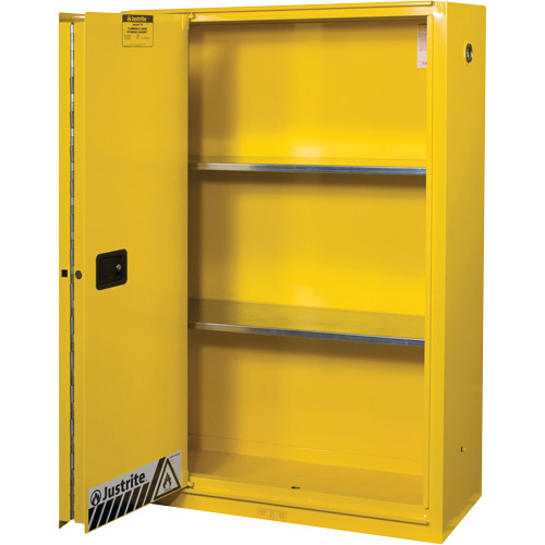Sure-Grip&reg; Ex Flammable Storage Cabinets, 45 gal., 1 Door, 43" W x 65" H x 18" D Dufferin Supply