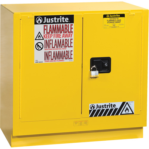 Armoire de s&eacute;curit&eacute; pour dessous de comptoir pour produits inflammables EX Sure-Grip, 22 gal., 2 Porte(s), 35" La x 35" h x 22" p Dufferin Supply