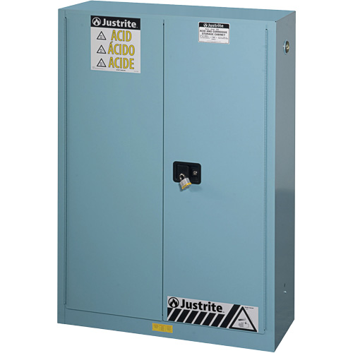 ChemCor&reg; Lined Acid/Corrosive Storage Cabinets, 45 gal., 43" x 65" x 18" Dufferin Supply