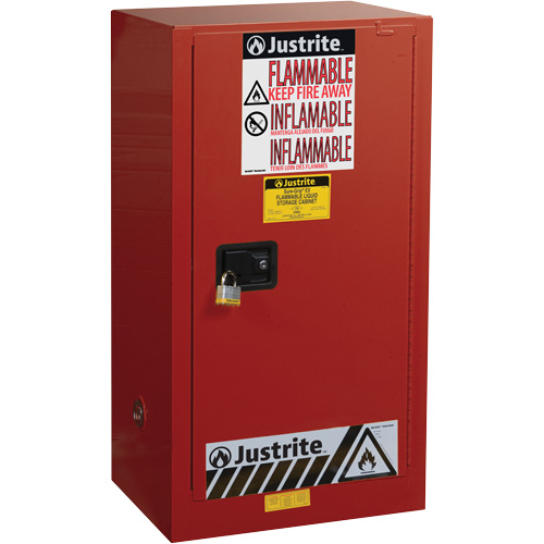 Armoire de s&eacute;curit&eacute; pour la peinture et les encres combustibles EX Sure-Grip, 20 gal., 2 tablettes Dufferin Supply