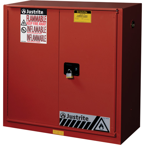 Armoire de s&eacute;curit&eacute; pour la peinture et les encres combustibles EX Sure-Grip, 40 gal., 3 tablettes Dufferin Supply