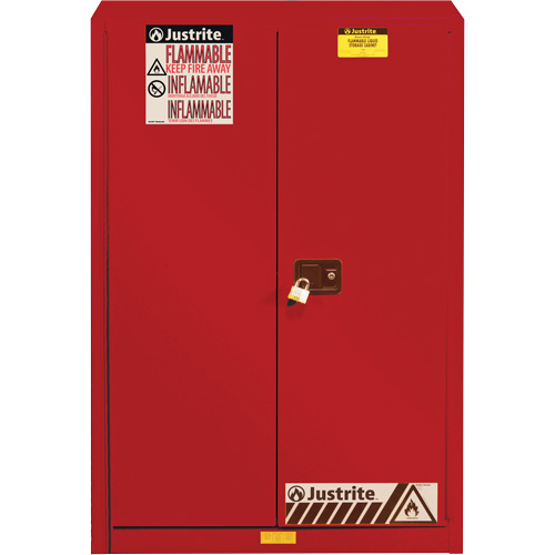 Armoire de s&eacute;curit&eacute; pour la peinture et les encres combustibles EX Sure-Grip, 60 gal., 5 tablettes Dufferin Supply