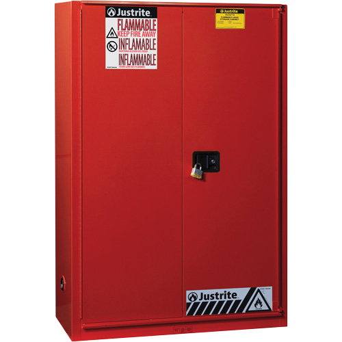 Armoire de s&eacute;curit&eacute; pour la peinture et les encres combustibles EX Sure-Grip, 60 gal., 5 tablettes Dufferin Supply