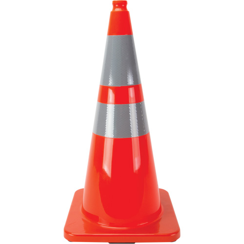 Recessed Cones, 28", Orange, 4" & 6" Reflective Collar(s) Dufferin Supply