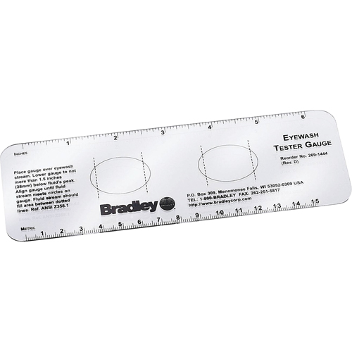 Eyewash Test Gauges Dufferin Supply