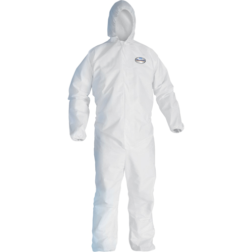Combinaisons Kleenguard A40, Moyen, Blanc, Microporeux Dufferin Supply
