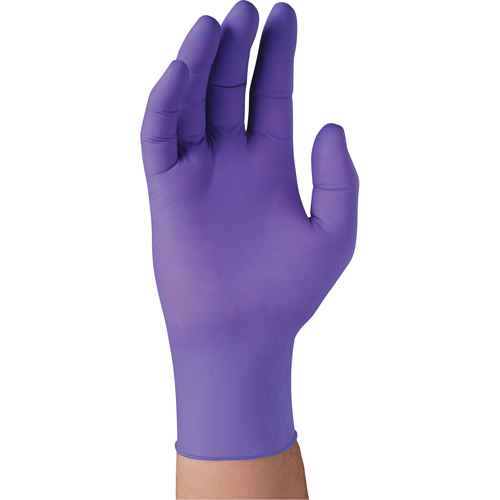 Kimtech Examination Gloves, X-Large, Nitrile, 6-mil, Powder-Free, Purple, Class 2 Dufferin Supply
