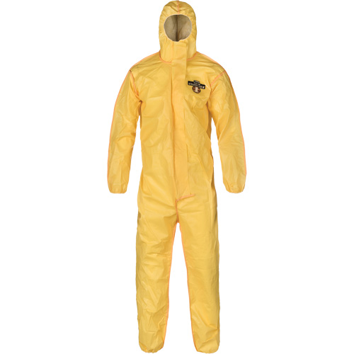 ChemMax 1 Coveralls, Small, Yellow Dufferin Supply