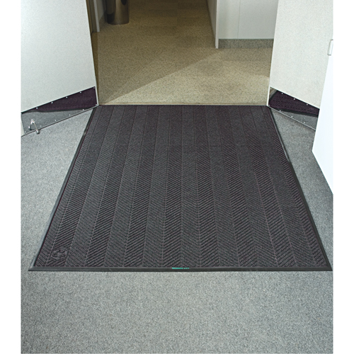 Tapis Waterhog Eco Elite, Essuie-pieds/grattoir, 3' x 20' x 3/8", Cendre grise Dufferin Supply