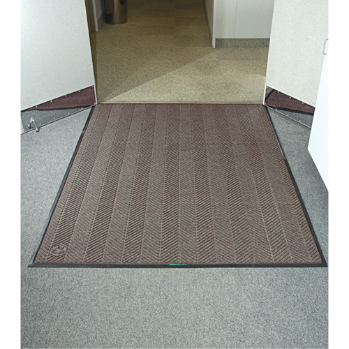 Tapis Waterhog Eco Elite, Essuie-pieds/grattoir, 4' x 20' x 3/8", Brun ch&acirc;taignier Dufferin Supply