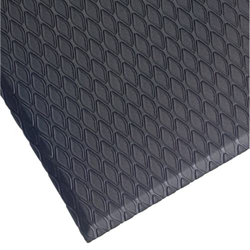 Cushion Max Mats, Diamond, 3' x 12' x 5/8", Charcoal, Nitrile/PVC Dufferin Supply
