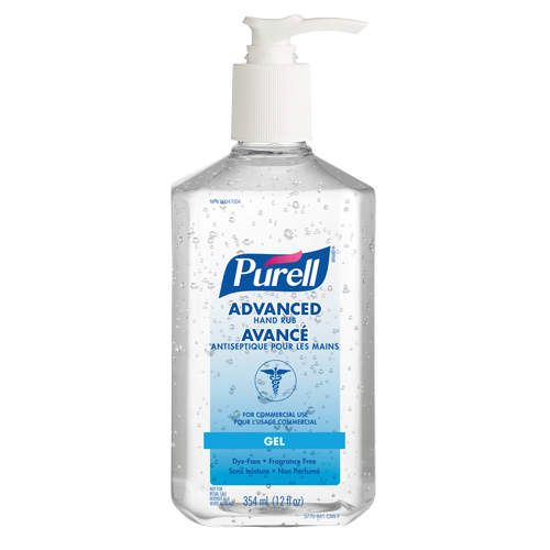 Advanced Hand Sanitizer, 354 ml, Pump Bottle, 70% Alcohol Dufferin Supply
