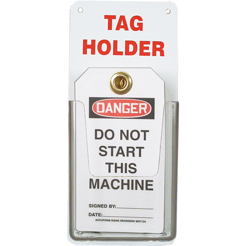 Tag Holder Dufferin Supply