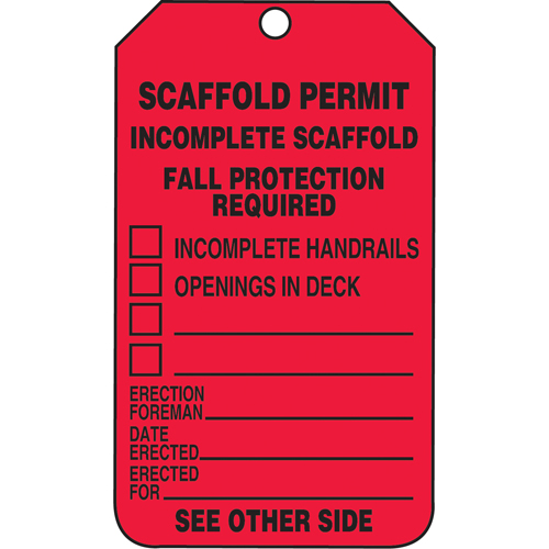 Inspection Tags, Cardstock, 3-1/8" W x 5-7/8" H, English Dufferin Supply