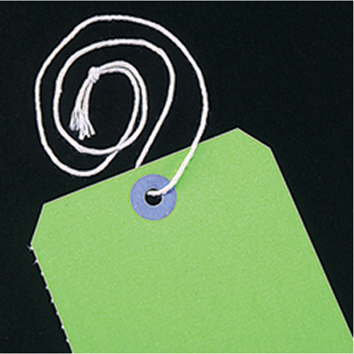 Options de finition pour &eacute;tiquettes - cordons d'attache Dufferin Supply