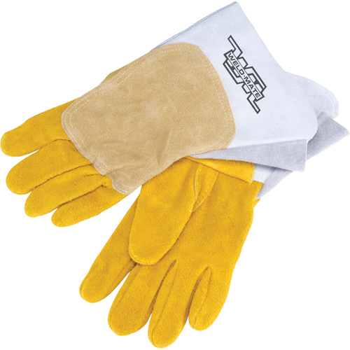 Gants de soudage pour pipelinier, Cuir de vache refendu, Taille Grand Dufferin Supply