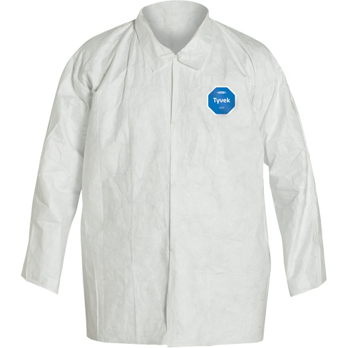 Chemise, Tyvek 400, 2T-Grand, Blanc Dufferin Supply
