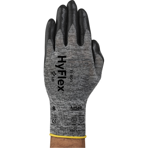 Gants Hyflex 11-801, 7/Petit, R&ecirc;vetement Mousse de nitrile, Calibre 15, Enveloppe en Nylon Dufferin Supply