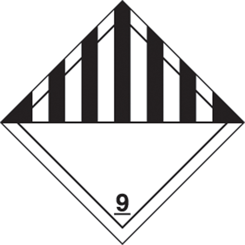 &eacute;tiquettes d'exp&eacute;dition TMD, Classe 9, Mati&egrave;res dangereuses diverses, Papier Dufferin Supply