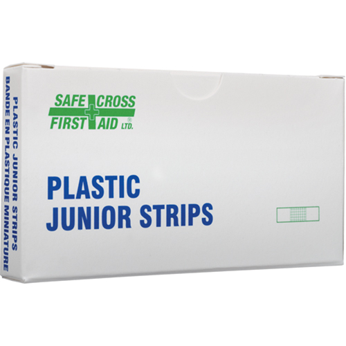 Bandages en bandes Juniors, Rectangulaire/carr&eacute;e, 18", Plastique, St&eacute;rile Dufferin Supply