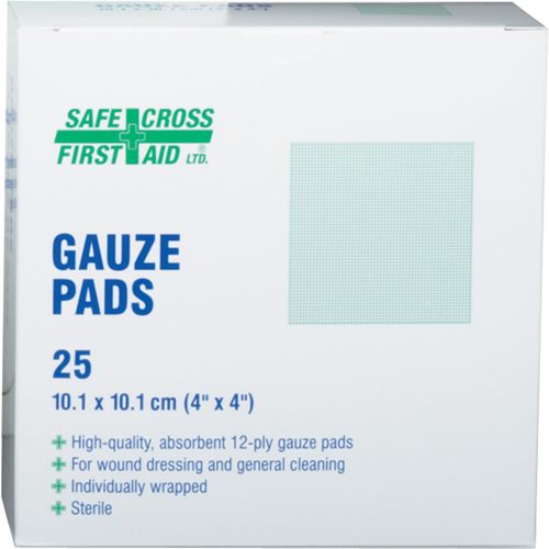 Gauze , Pad, 4" L x 4" W, Sterile, Medical Device Class 1 Dufferin Supply