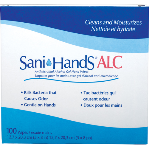 Sani-Hands&reg; ALC Antimicrobial Hand Wipes, Packet Dufferin Supply