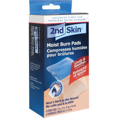 2nd Skin&reg; Moist Burn Pads, 2" x 3", Class 2 Dufferin Supply
