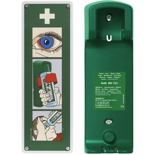 Support mural pour solution ophtalmique Cederroth Dufferin Supply