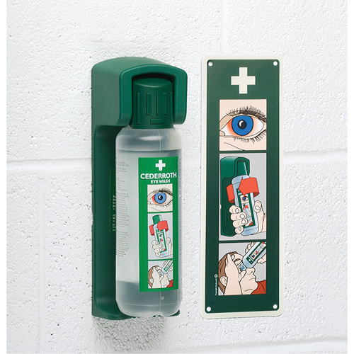Support mural pour solution ophtalmique Cederroth Dufferin Supply