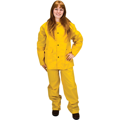 V&ecirc;tements imperm&eacute;ables RZ100, Polyester/PVC, Grand, Jaune Dufferin Supply