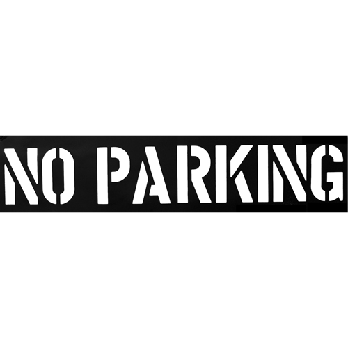 Parking Lot Stencils, English, 12" Dufferin Supply