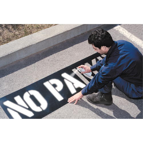 Parking Lot Stencils, English, 12" Dufferin Supply