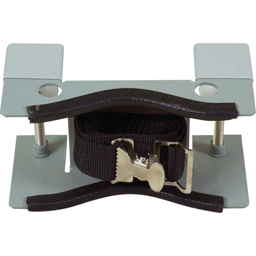 Support d'&eacute;tabli gris pour une bouteille Dufferin Supply