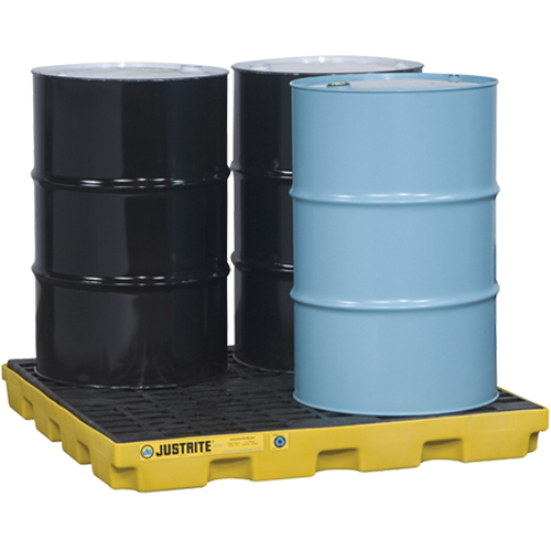 Centres d'accumulation EcoPolyBlend, Capacit&eacute; de d&eacute;versement 49 gal. US, 49" x 49" x 5,5" Dufferin Supply
