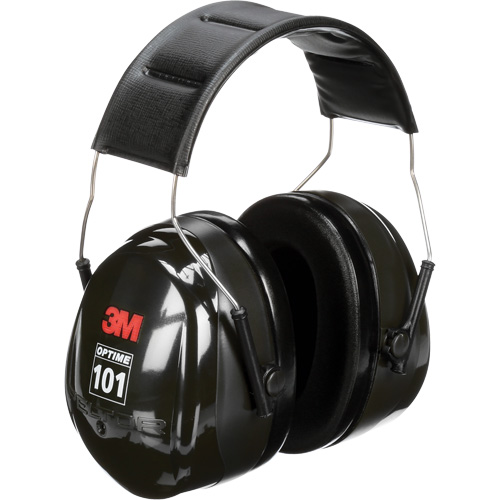 Peltor Optime 101 Series Earmuffs, Headband, 27 NRR dB Dufferin Supply