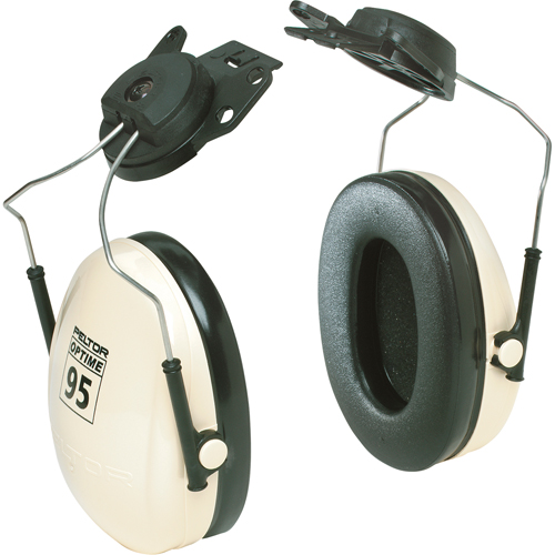 Peltor Optime 95 Series Earmuffs, Cap Mount, 21 NRR dB Dufferin Supply
