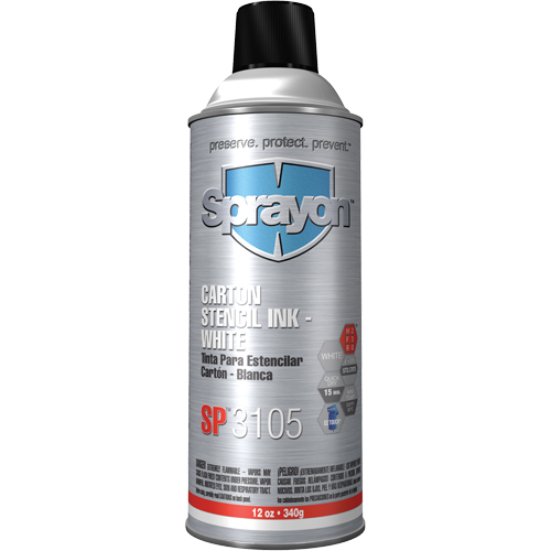 Encre &agrave; pochoir en carton de s&eacute;rie SP3100 Dufferin Supply