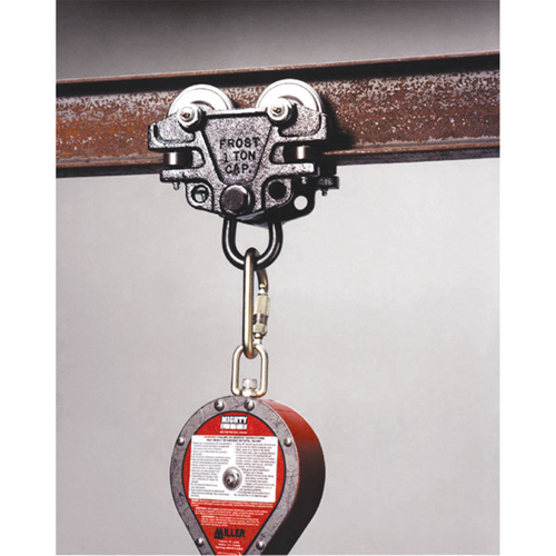 Trousse d'adaptateur de connexion d'ancrage pour chariots de poutre Miller, Poutre en I, Usage Temporaire Dufferin Supply