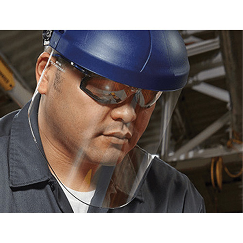 Ratchet Headgear with Faceshield, Polycarbonate, Ratchet Suspension Dufferin Supply